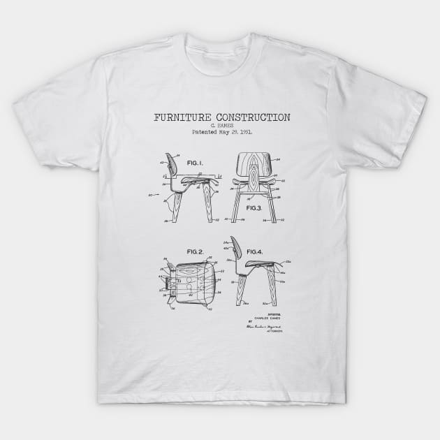 EAMES CHAIR T-Shirt by Dennson Creative